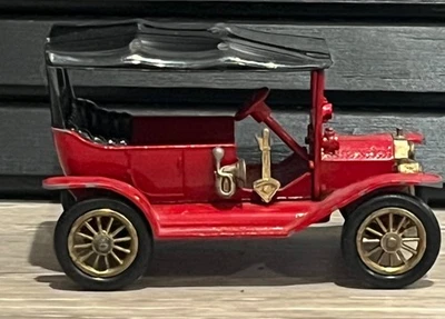 Caja de cerillas vintage Lesney Y-1 1911 modelo T Ford rojo/negro Foto 1 de 4