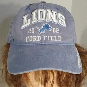 Rare 2002 Detroit Lions Reeebok RBK Ford Field Inaugural Year Hat Cap NFL - Picture 1 of 16