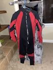 Ski Warm  ,Surf Board Wet Suit , Barrier , Long Sleeve Black And Red Adult L