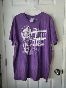 NWT Disney Parks The Haunted Mansion Master Gracey Graphic Purple T-Shirt SZXL - Picture 1 of 8