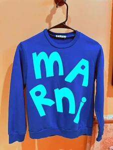 Marni Blue Kids Sweatshirt Designer. Boy Size 10. Looks Great. Priced To Sell. - Picture 1 of 6