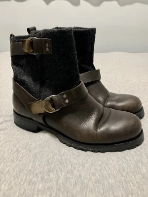 Woolrich Leather/Wool Ankle Boots Women’s size 10 - Image 1 of 4
