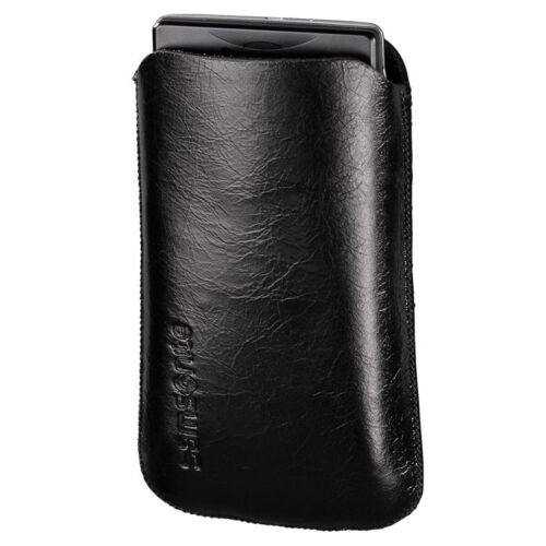 Samsonite Leder Universal Pouch Tasche Schutz-Hülle Etui Handy MP4- MP3-Player