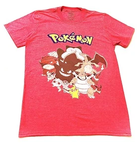Pokemon Faded Red Adult T-Shirt Vintage 90s Style NEW - Picture 1 of 1