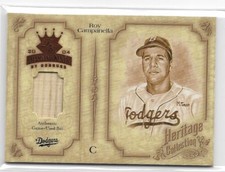 2004 Diamond Kings HERITAGE COLLECTION Roy Campanella Brooklyn Dodgers GU Bat 