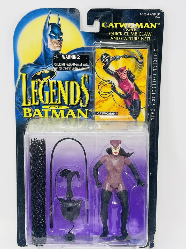 Legends Of Batman 1994 Catwoman With Collector Card Kenner