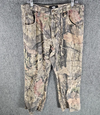 Pantalones camuflados Mossy Oak para hombre 36x30 ruptura campo caza pesca al aire libre Foto 1 de 4