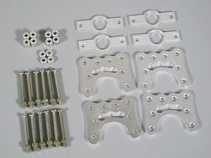Aluminum Front Rear Axle Link Shock Mount for Tamiya 1/10 Clodbuster Bullhead - Picture 1 of 2