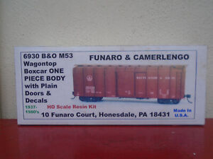 Details about  /  Funaro F/&C HO  Northern Pacific 1918 40/' Boxcar Truss rod boxcar Kit 1008