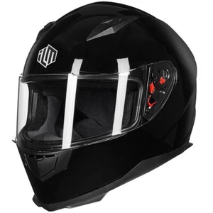 ILM Seller Refurbish Full Face Motorcycle Helmet Removable Neck Scarf Winter DOT - Picture 1 of 62