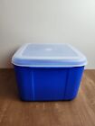 Eagle Craftstor Blue Cube Storage Container with Lid NO HANDLE