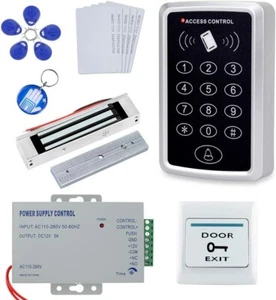 Stand-Alone Door Access Control System Kit Set with 180kg/350lbs Electric Magnet - Bild 1 von 7