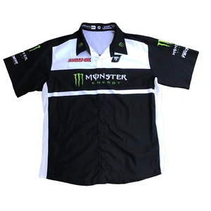 Monster Energy Team Tedder Racing Corsa Shirt Snap Button 2XL Hot Shoppe Designs - Picture 1 of 14