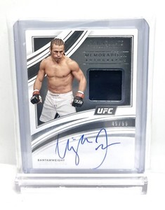 URIJAH FABER 2022 Panini Immaculate Collection UFC Patch /Memorabilia Auto #/99