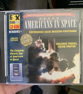 Americans in Space (PC, 1993) CD-Rom Multicom Computer Program Windows 3.1 - Picture 1 of 3