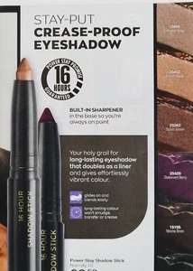Avon Power Stay 16 hours Eye Shadow Stick,Various Shades, Brand new & boxed - Picture 1 of 25
