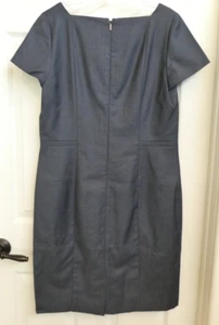 BOSS Hugo Boss Grau Gr. 10 Etuikleid Wollmischung Businesskleid WEICH - Bild 1 von 11