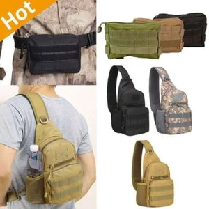 Exterior Militar Táctica Mochila Bolso de Cabestrillo Mini Bolsa Molle EDC Bolso de Cintura - Imagen 1 de 17