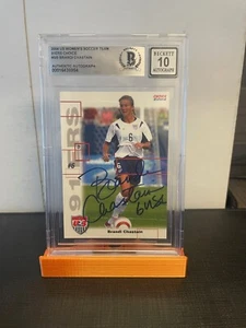 2004 CHOICE USWNT 91ers Insert SI-5 - BRANDI CHASTAIN - SIGNED BECKETT AUTO 10 - Picture 1 of 2
