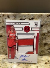 2022-23 National Treasures Jabari Smith Jr RPA  Rookie Patch Auto RC #75/75