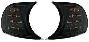 LED Frontblinker Set für 3er BMW E46 Coupe Cabrio in Schwarz - Bild 1 von 4