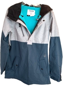 Volcom Snowboarding Jacket True To This Womens Sz: M Hooded Lined EUC - Picture 1 of 24