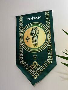 Lord Of The Rings Rohan Tapestry, Middle Earth Rohan Flag, Pendant, Flama