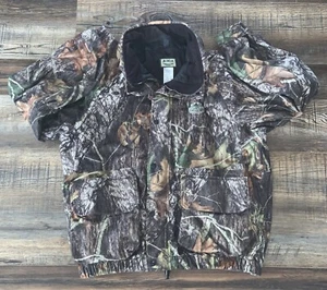 Vintage Lewis&Clark Outdoor Jacket XL Realtree Camouflage Green - Picture 1 of 8