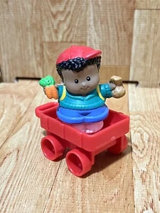 LITTLE PEOPLE Fisher Price SCHOOL BOY MICHAEL Chunky VTG Bus Mattel 2001 EUC HTF - Picture 1 of 5