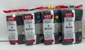 PACK DE 3 ROPA INTERIOR BOXER LUX PREMIUM 100% HOMBRE NEGRO, GRIS Y AZUL OSCURO - Imagen 1 de 11