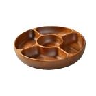 Serving Tray with Compartment Dried Fruit Bowl for Farmhouse Kitchen Nut