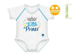J BIMBI | Body bebé con crecimiento | Algodón orgánico | 4SEASON | ROYAL BABY - Imagen 1 de 4