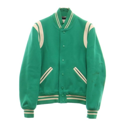 SAINT LAURENT (YSL) SAINT LAURENT PARIS 14AW TEDDY JACKET 354718 Y180W PELLE BORDO LANA Usato6