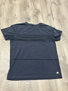 Vuori Tuvalu T-Shirt Men’s XXL Pima Cotton Stretch Pullover Crewneck gray Stripe - Picture 1 of 7
