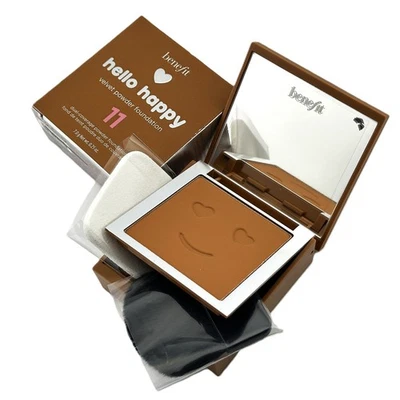 🌸 Benefit Hello Happy Velvet Powder Foundation Shade 11 – 7 g | NEW | Authentic - Image 1 of 4