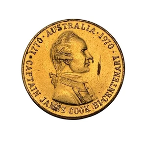 1970 cook bi-centenary Medal Australia state savings bank #M12 - Picture 1 of 2