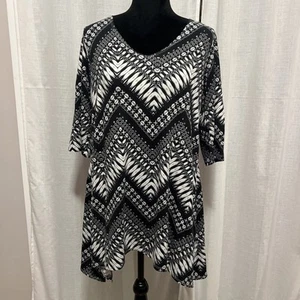 Copricostume tuta donna Pacific Beach taglia small nero grigio bianco - Foto 1 di 5