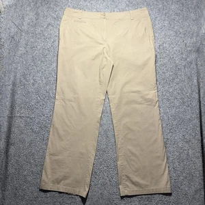 Pantalones para mujer Talbots talla 14 marrón caqui elásticos de pierna recta - Imagen 1 de 13