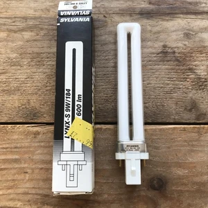 Sylvania Lynx-S 9W/184 Compact Fluorescent Light Bulb 2 Pin 600 lm Warm White - Picture 1 of 4