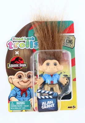 Muñeca Trolls Good Luck Parque Jurásico Alan Grant Icono Trolls Nueva Sellada Foto 1 de 4