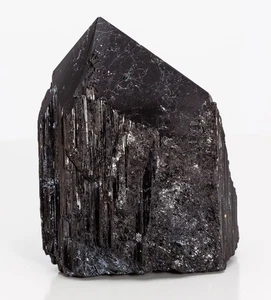 Black Tourmaline Top Polished Point Negative Energy Healing Protection  H1602 - Picture 1 of 13