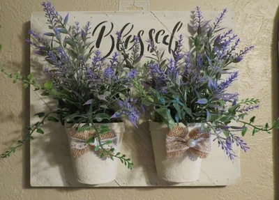 Percha de pared decorativa lavanda "Bendita" Foto 1 de 4