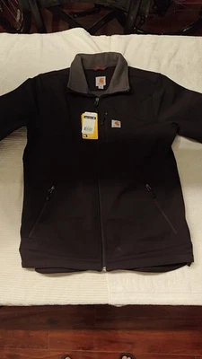 Carhartt Jacket Size L Tall Black Crowley Softshell Jacket - Image 1 of 2