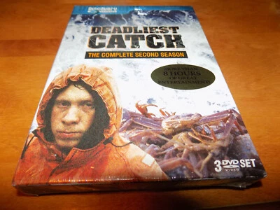 DEADLIEST CATCH COMPLETE SECOND SEASON 2 DISCOVERY CHANNEL 3-DISC DVD SET NEW - Image 1 of 2