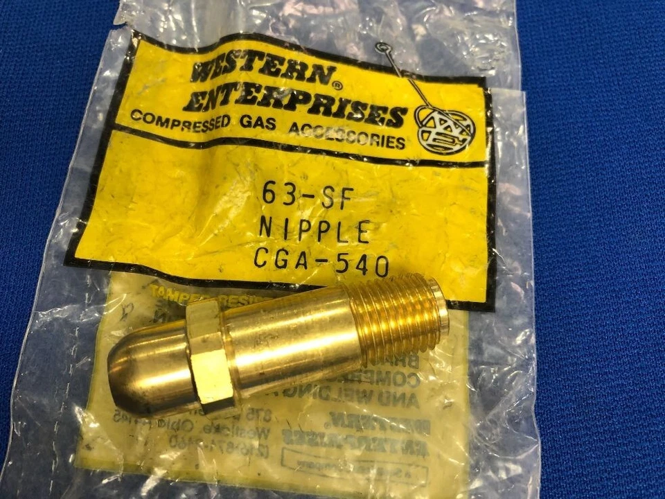 Filtro Western Enterprises Oxygen Nipple 63-SF OEM CGA-540 Foto 1 de 1