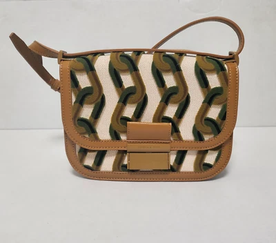 Charles & Keith Charlot напечатано холст сумка коричневый - Изображение 1 из 4