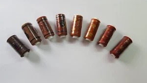Sewing Hand Machine Thread 8 Spools Brown Shade 40/2 Polyester 400m Crafts - Picture 1 of 11