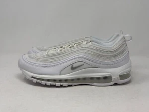 Nike Air Max 97 Triple White Wolf Gray Men's Sneakers 921826-101 Men's Size 7.5 - Picture 1 of 5