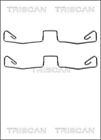 TRISCAN Disc Brake Pads Accessory Kit For AUDI A6 Avant Allroad 4B C5 RS6 97-05 Audi RS6