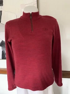 Icebreaker 320 Sport New Zealand Merino Wool 1/4 Zip Pullover Sweater Size S - Picture 1 of 10